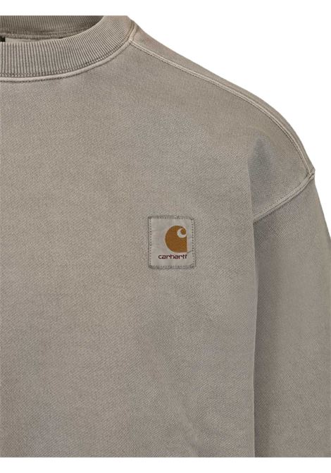 felpa nelson uomo grigia CARHARTT WIP | I0299572LR.GD